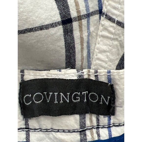 Covington Men Plaid Shorts Size 34 - Picture 6 of 8